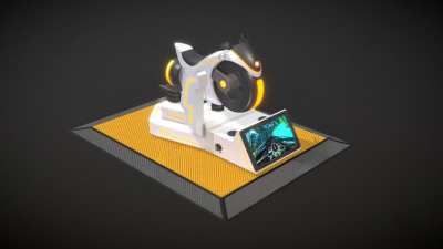 现代VR设备3D模型下载